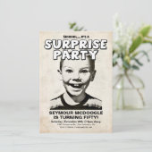 Retro Enterprise Party - Uitnodiging (Staand voorkant)