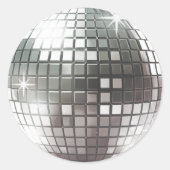 Retro Envelop Seal Disco Ball Stickers (Voorkant)