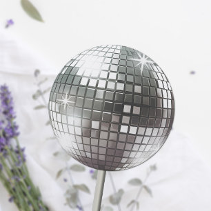 Retro Envelop Seal Disco Ball Stickers