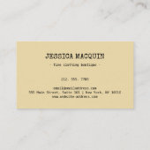 Retro Ephemera-Lijst Visitekaartje (Achterkant)