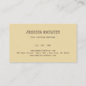 Retro Ephemera-Lijst Visitekaartje (Achterkant)