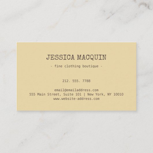  Retro Ephemera-Lijst Visitekaartje (Achterkant)