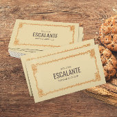  Retro Ephemera-Lijst Visitekaartje