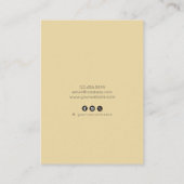  Retro Ephemera Oorbel Display Kaart Visitekaartje (Achterkant)