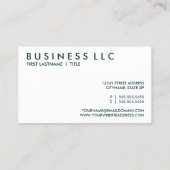 REtro EPIDEMIOLOGIST Visitekaartje (Achterkant)