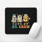 Retro Er Crew Emergency Room Funny Er Ed Nurse Tec Muismat (Met muis)
