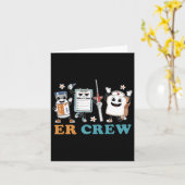 Retro Er Crew Spoedeisende Hulp Grappig Er Ed Verp Kaart (Gele Bloem)