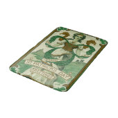 Retro - Erin Go Braugh. St. Patrick's Dag Groeten Badmat (Gekanteld)