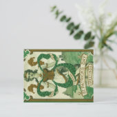Retro - Erin Go Braugh. St. Patrick's Dag Groeten Briefkaart (Staand voorkant)