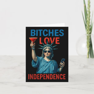 Retro Es Love Onafhankelijkheid Grappig 4th of Jul Kaart