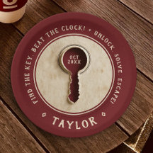 Retro  Escape Room Detective Adventure Key