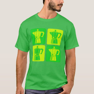 Retro Espressomachine Pop Art retro T-shirt