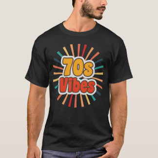 Retro esthetiek uit de jaren 70 cadeau t-shirt