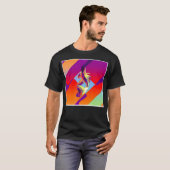 Retro esthetisch Koi Fish T-shirt (Voorkant volledig)