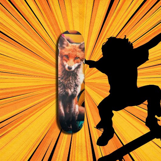 Retro esthetische gepersonaliseerde FOX Persoonlijk Skateboard