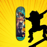 Retro esthetische graffiti Lady FOX Persoonlijk Skateboard<br><div class="desc">Skateboard Graffiti Lady FOX Skating gaat over plezier maken,  en er is voor elk wat wils in ons skateboard assortiment. Een fantastische skateboard gegarandeerd om een glimlach op te steken! Ja. Ja. Veel plezier met uw persoonlijke boodschap - schaatsen op straat en skatepark,  of cruisen.</div>