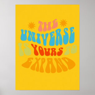 Retro esthetische kunst voor Tieners, Tweens, Dorm Poster