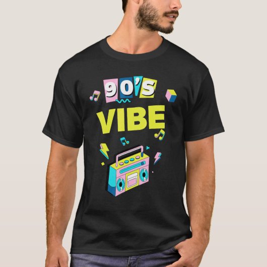 Retro esthetische partij jaren '90 Vibe Nostalgisc T-shirt (Voorkant)