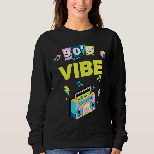Retro esthetische partij jaren '90 Vibe Nostalgisc Trui (Voorkant)