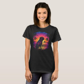 Retro Esthetische Pug Hond_1 T-shirt (Voorkant volledig)
