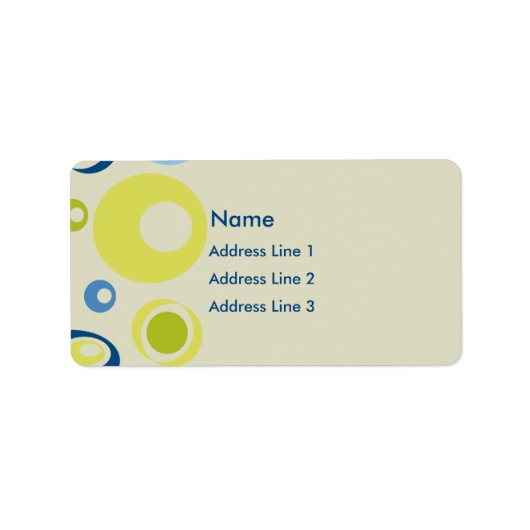 Retro Etiket (Voorkant)