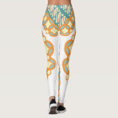 Retro Etnische Klassieke Java Leggings (Achterkant)