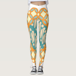 Retro Etnische Klassieke Java  Leggings