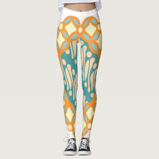 Retro Etnische Klassieke Java  Leggings