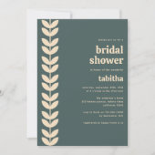 Retro-eucalyptus-Vrijgezellenfeest Kaart (Voorkant)