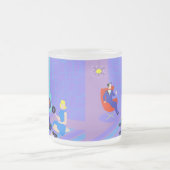 Retro Evening aan het huis Bevroren Glass Mok (Center)