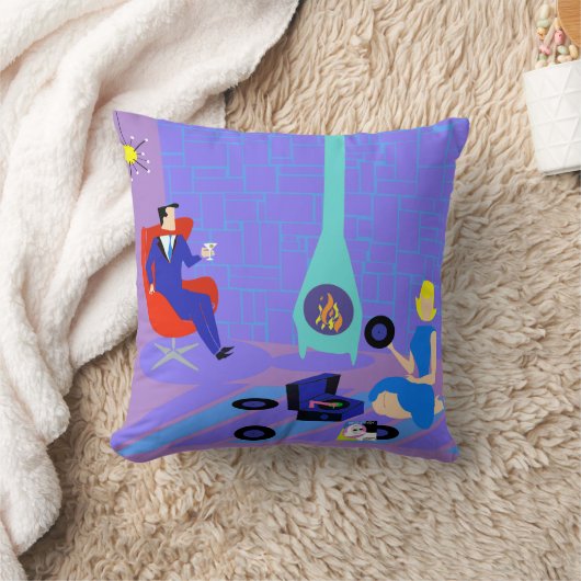 Retro Evening op Home Sierkussen (Deken)