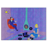 Retro Eving in Home Cutting Board Snijplank (Voorkant)