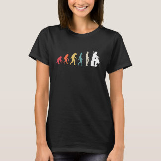 Retro Evolution Cellospeler Vintage Cellist Klassi T-shirt