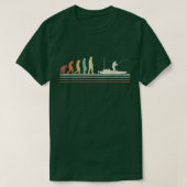 Retro Evolution Kayak Vist Kayaking 2143 T-shirt (Design voorkant)