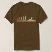 Retro Evolution Kayak Vist Kayaking  214 T-shirt (Design voorkant)