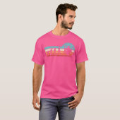 Retro Evolution of Man drumstel set band Funn T-shirt (Voorkant volledig)