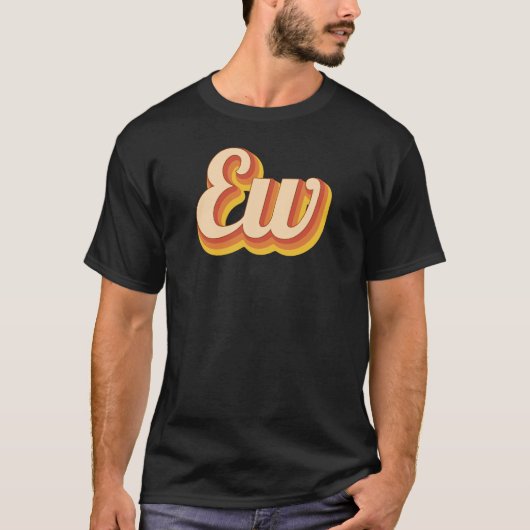 Retro Ew T-shirt (Voorkant)