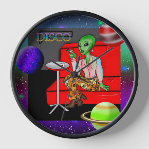 Retro Extraterrestrial uit de jaren zeventig in Di