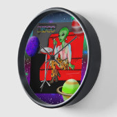 Retro Extraterrestrial uit de jaren zeventig in Di (Hoek)