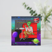 Retro Extraterrestrial uit de jaren zeventig in Di (Staand voorkant)