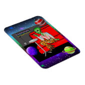 Retro Extraterrestrial uit de jaren zeventig in Di Magneet (Rechterzijde)