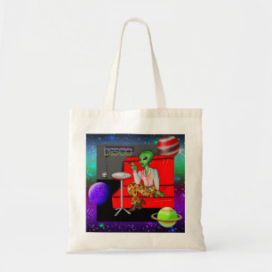 Retro Extraterrestrial uit de jaren zeventig in Di Tote Bag