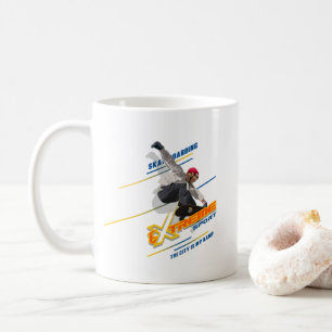 Retro Extreme Sport Skateboarder #11 Klassieke M Koffiemok
