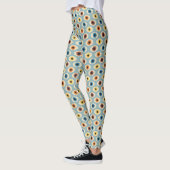 Retro Eye Patroon Leggings (Links)