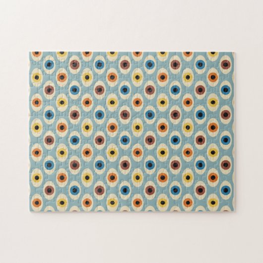 Retro Eye Patroon Legpuzzel (Horizontaal)