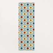 Retro Eye Patroon Yogamat (Achterkant)