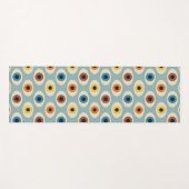 Retro Eye Patroon Yogamat (Voorkant (horizontaal))