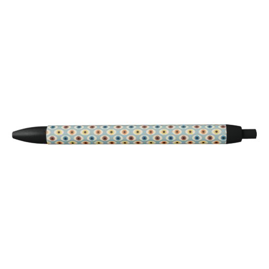 Retro Eye Patroon Zwarte Inkt Pen (Voorkant)