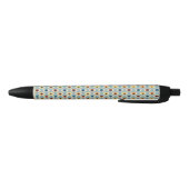 Retro Eye Patroon Zwarte Inkt Pen (Bodem)