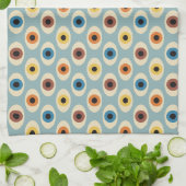 Retro Eye Pattern Canvas tas Theedoek (Gevouwen)